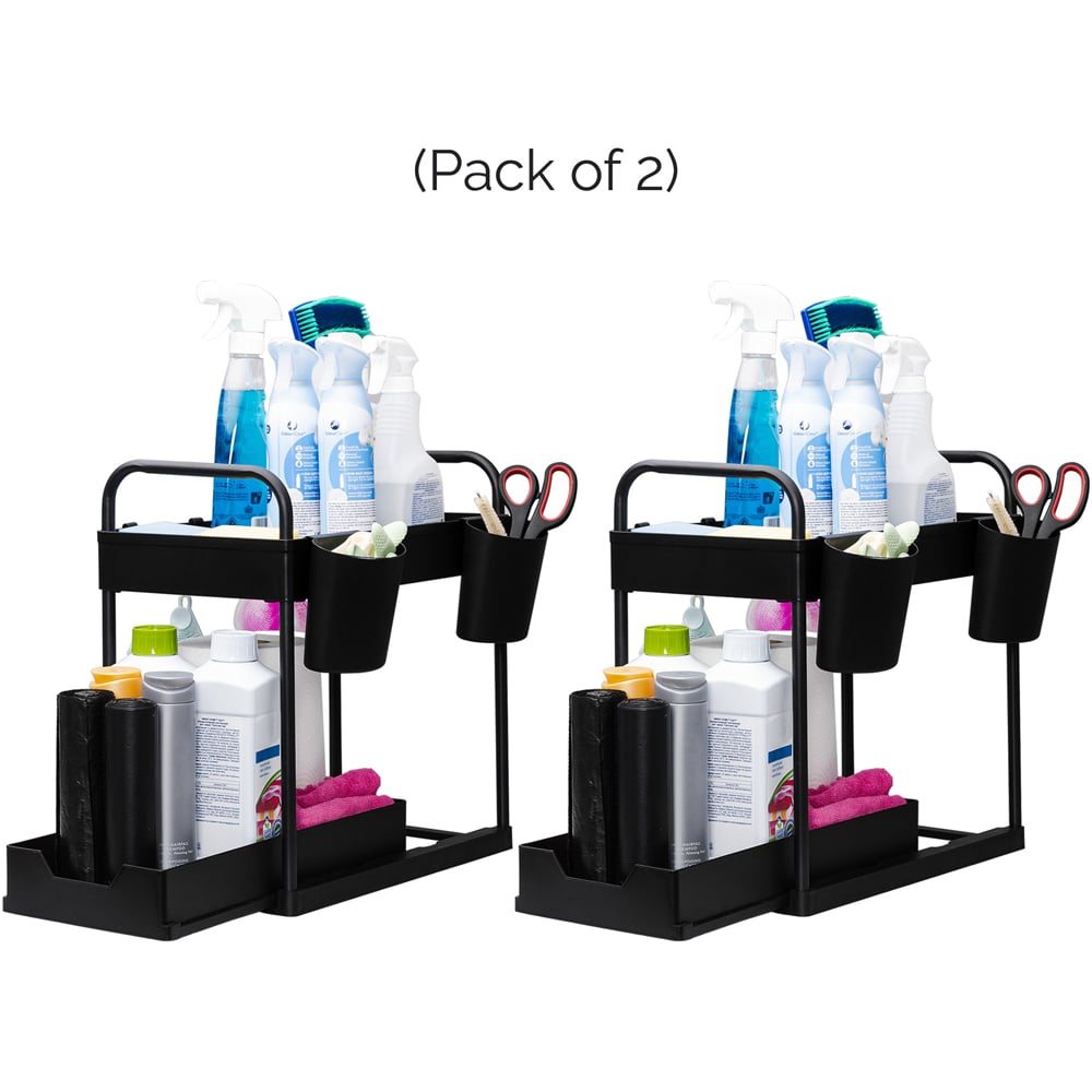 Innoteck Essentials Under Sink Organiser 2 Pack Image 2