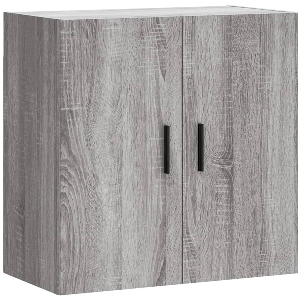vidaXL 2 Door Grey Sonoma Oak Wall Cabinet Image 2
