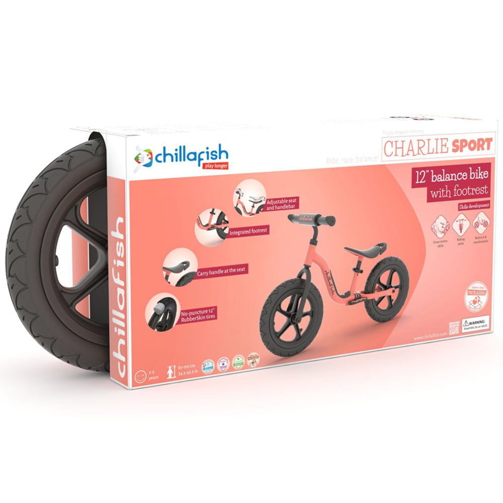 Chillafish Charlie 12 inch Sport Flamingo Balance Bike Image 7