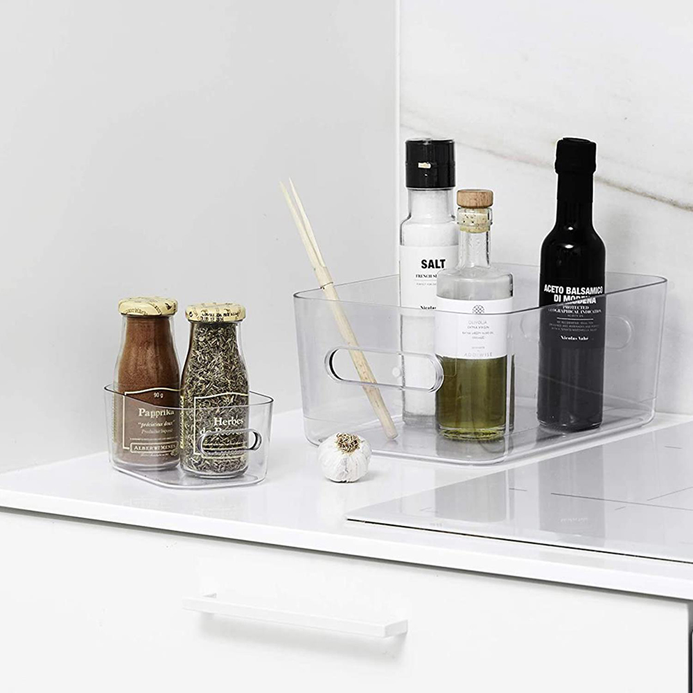 SmartStore Compact Clear Extra Small Storage Box 600ml 3 Pack Image 2