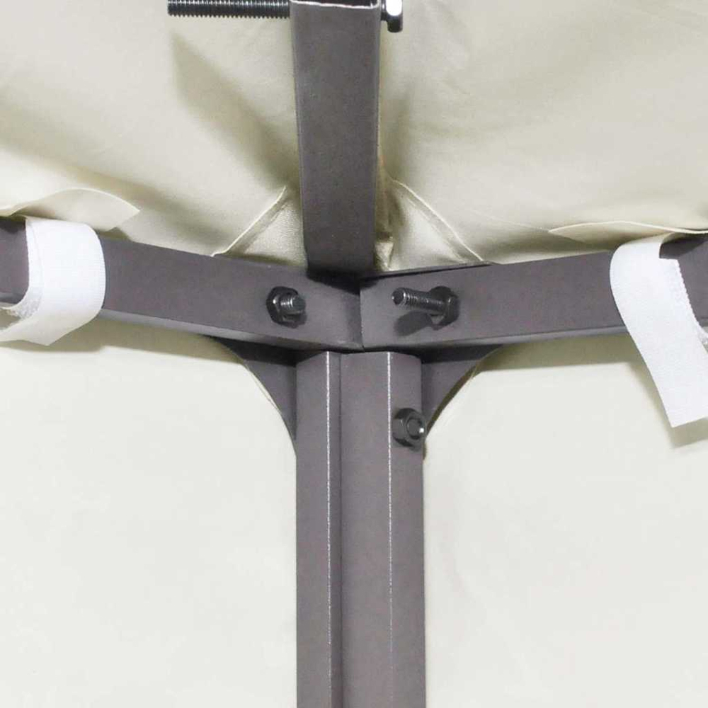 vidaXL 4 x 3m Cream White Gazebo Canopy Replacement Image 4