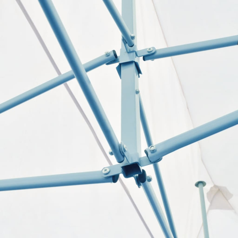 vidaXL 3 x 6m White Party Tent with Sidewalls Image 4