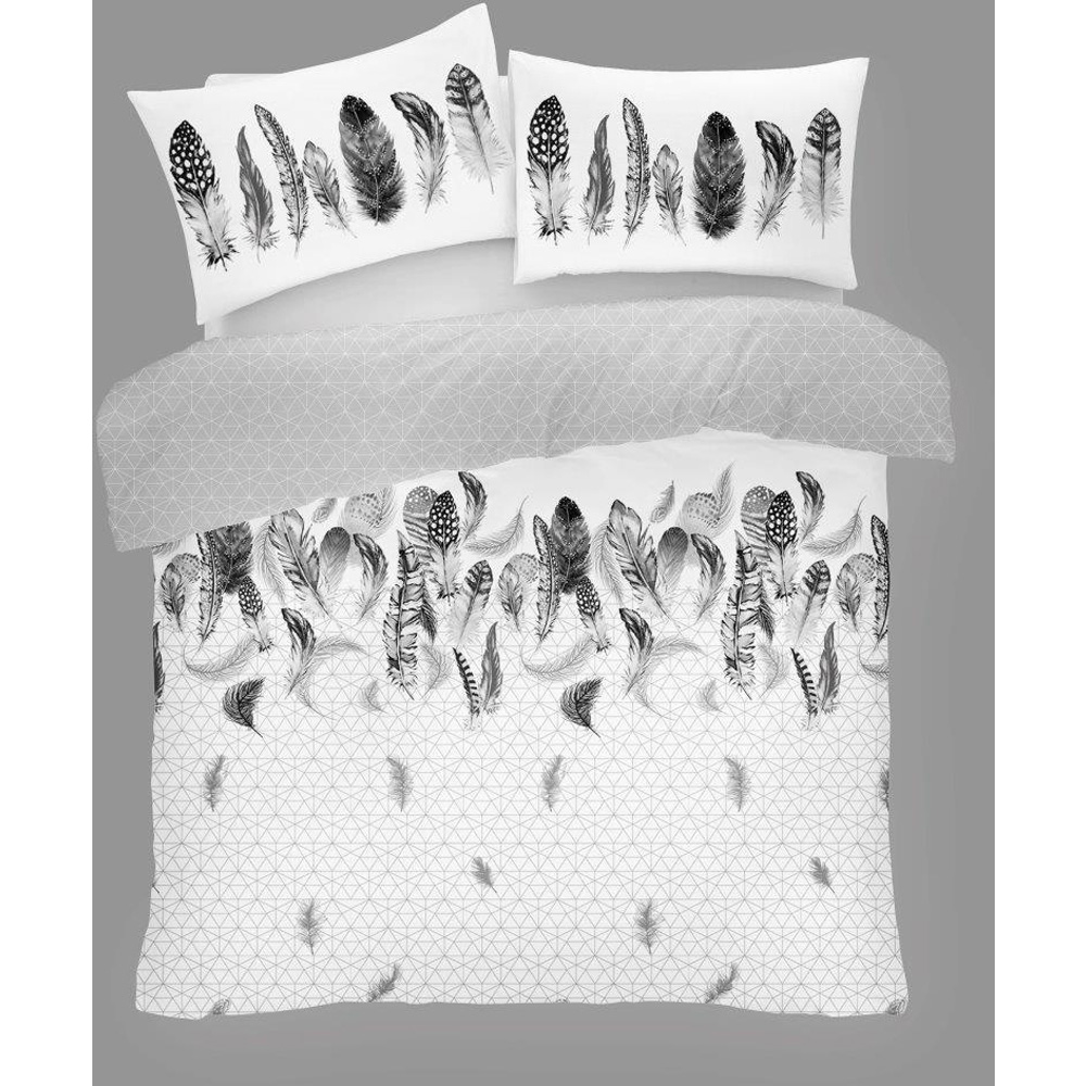 Smart Living Double White Feathers Duvet Set Image 3