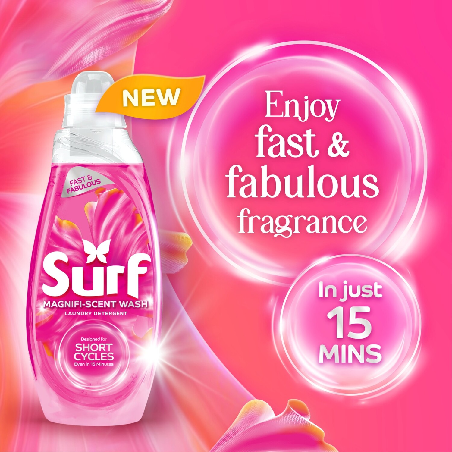 Surf Magnifi-Scent Wash Laundry Detergent Floral Fusion Image 7