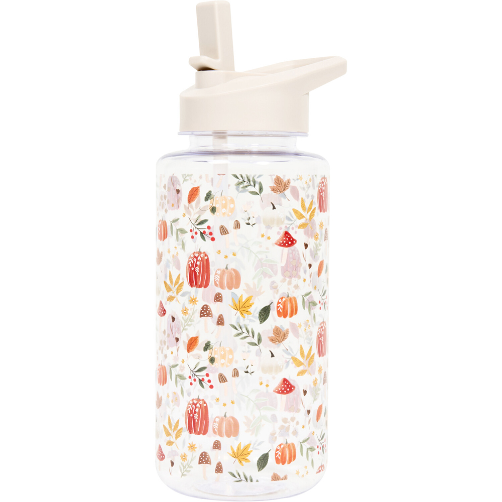 Autumn Print Plastic Bottle Image 1
