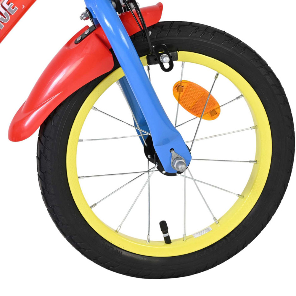 Volare Paw Patrol Kids Core 14 inch Multicolour Bike with Stabilisers Image 7
