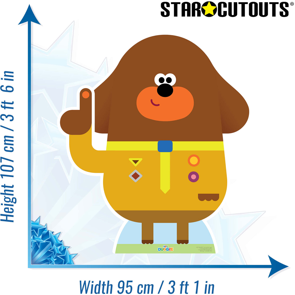 Star Cutouts Hey Duggee Cardboard Cutout 3.6ft with 5 Squirrel Club Members Image 6