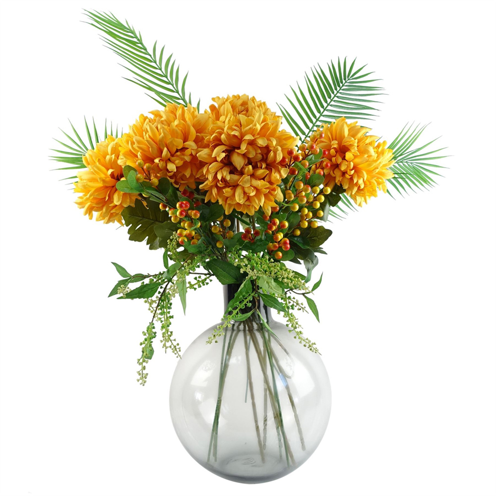 Botanik Smoke Grey Bottle Glass Vase 40cm Image 4
