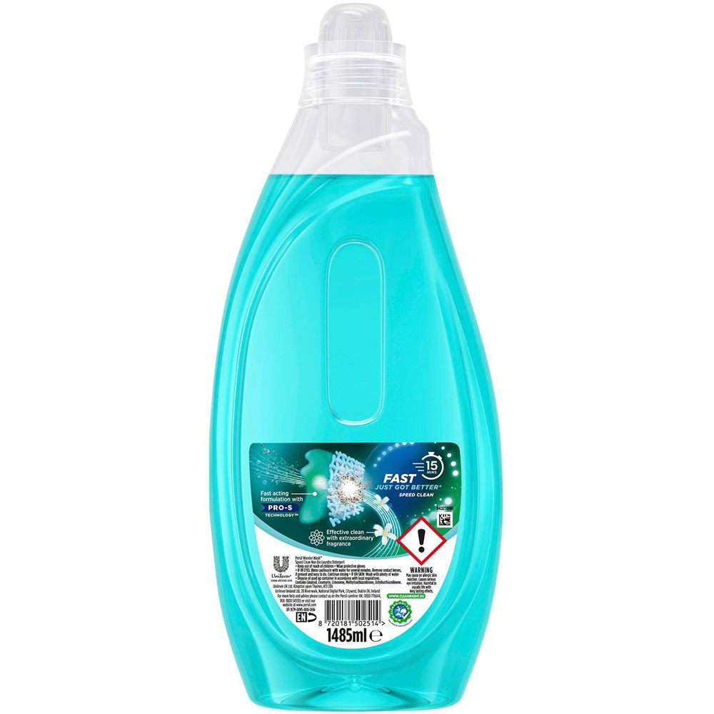 Persil Non Bio Speed Clean Wonder Wash Liquid Laundry Detergent 55 Washes 1.485L 5 Pack Image 4