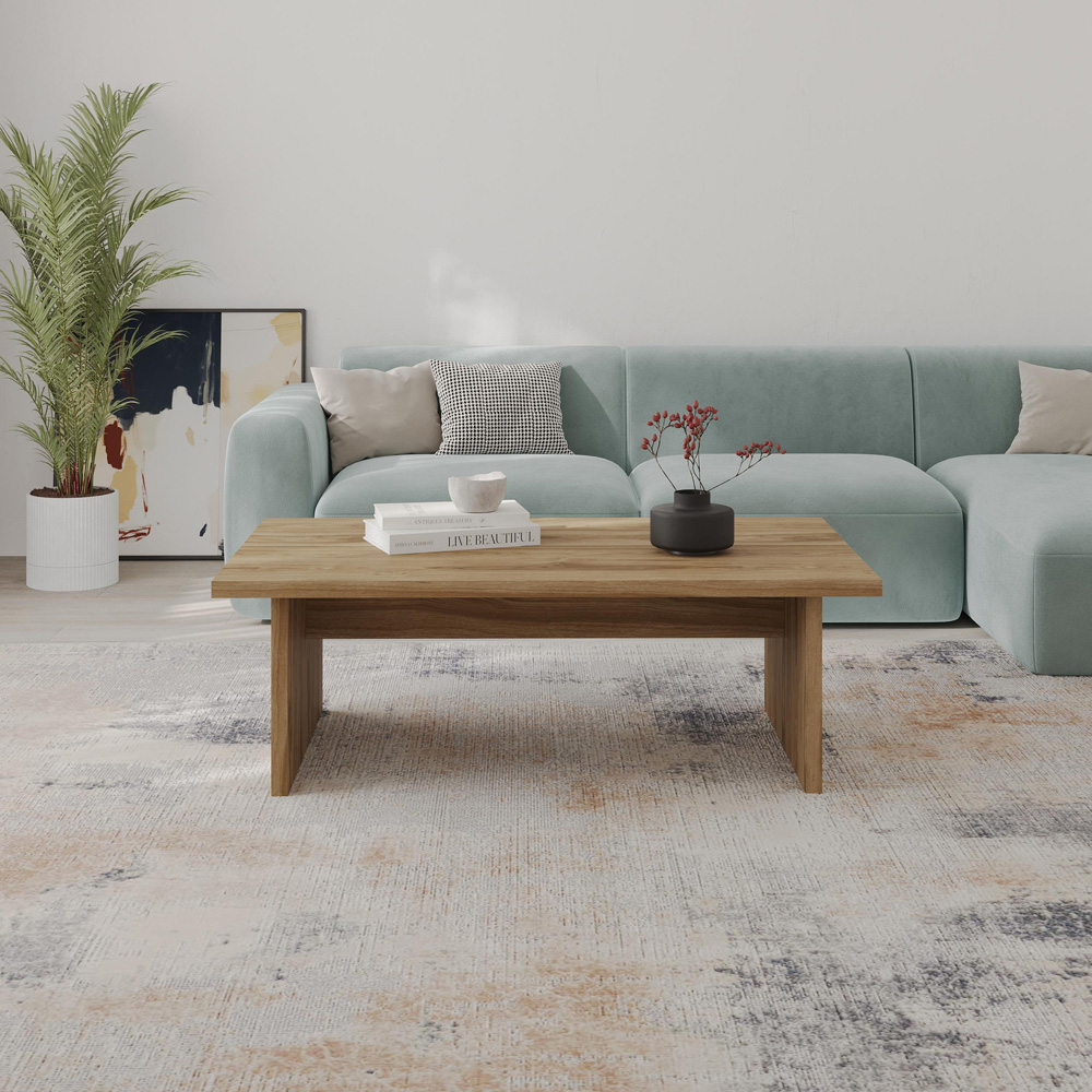 Decortie Loana Deep Oud Coffee Table with 2 Piece Top Image 4