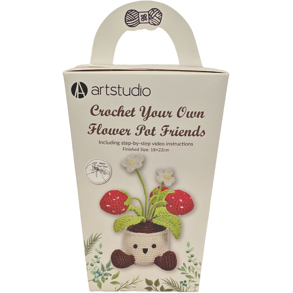 Crochet Your Own Flower Pot Friends Kit Image 5