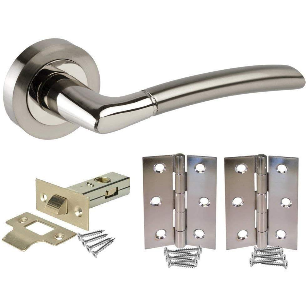 Golden Grace Dual Finish Indiana Door Handles Set Image
