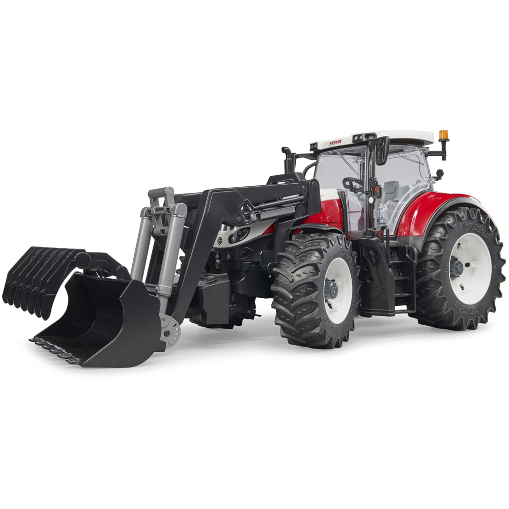 Bruder Steyr 6300 Terrus CVT Tractor with Frontloader Image 3