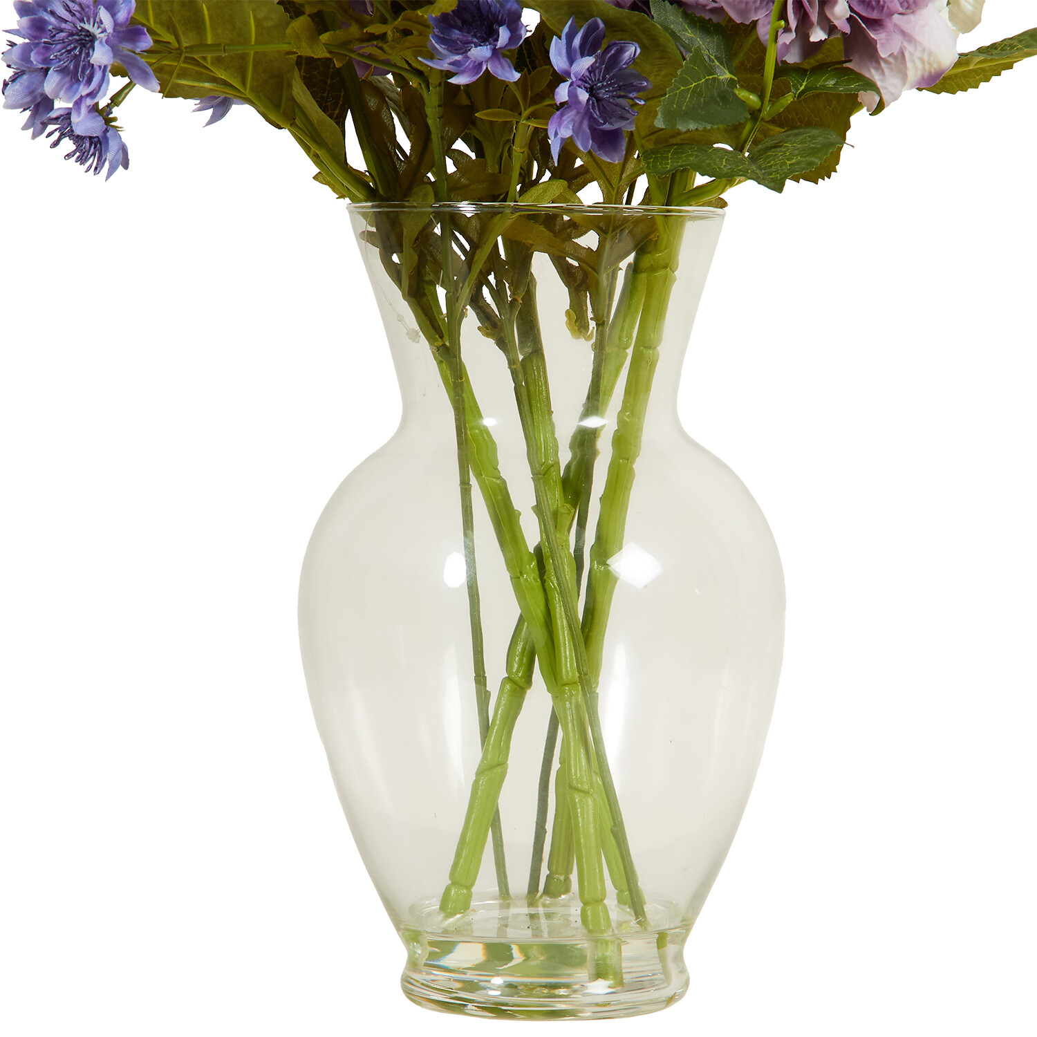 Purple Hydrangea Vase Arrangement - Purple Image 4