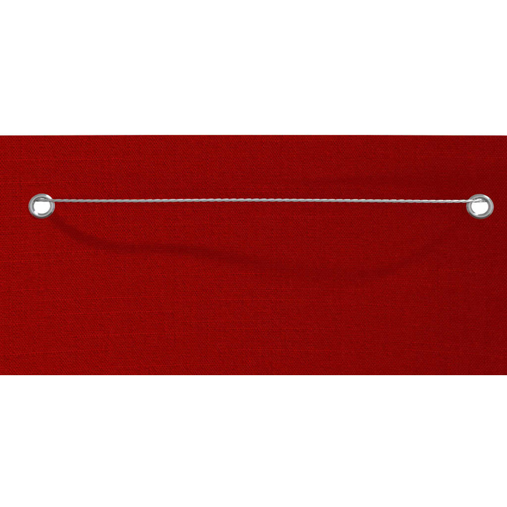 vidaXL 120 x 240cm Red Oxford Fabric Balcony Privacy Screen Image 3