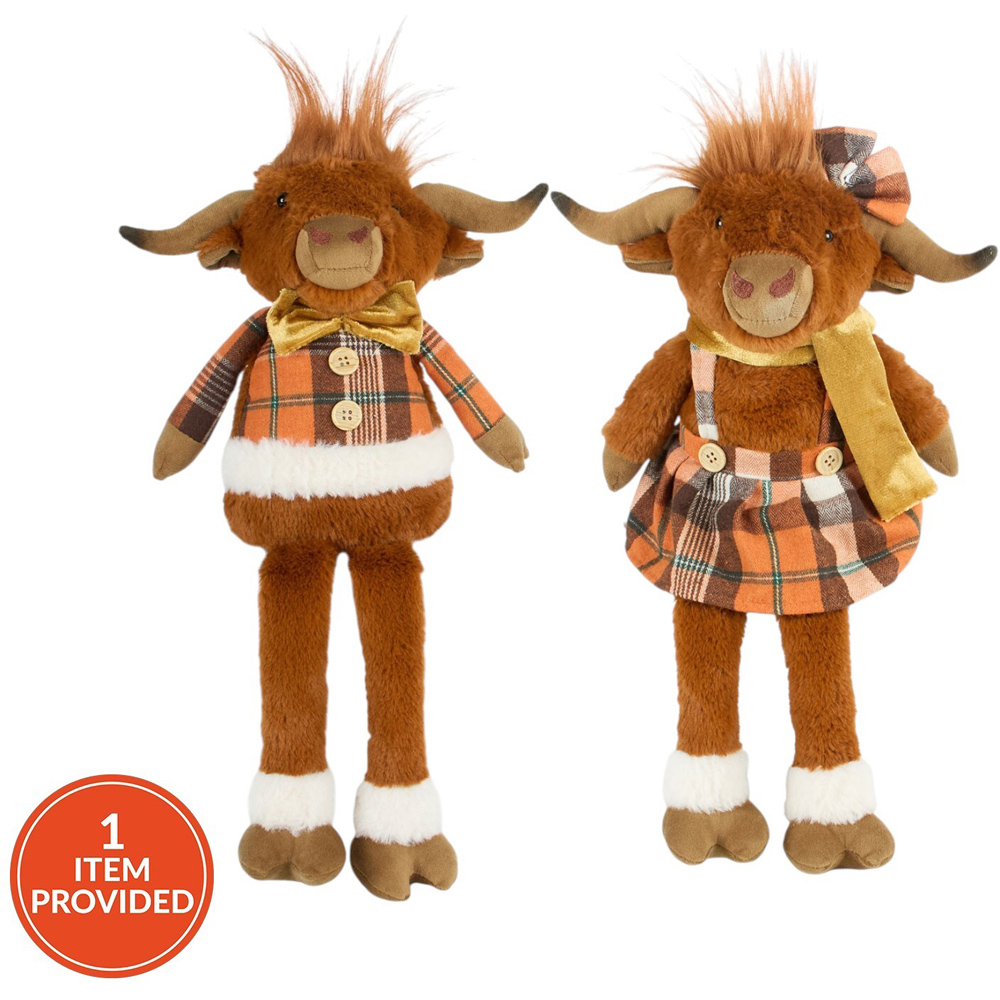 Autumnal Sitting Cows Decoration Image 1