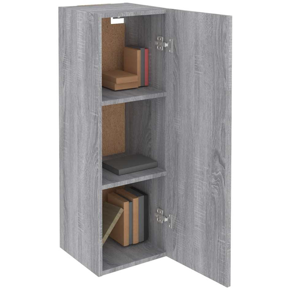 vidaXL Single Door Grey Sonoma TV Cabinet Image 3