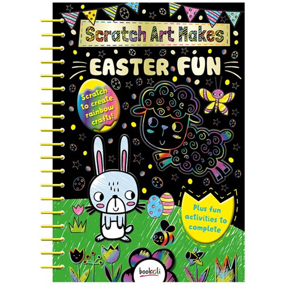 Bookoli Scratch Art Easter Fun Art Book Image