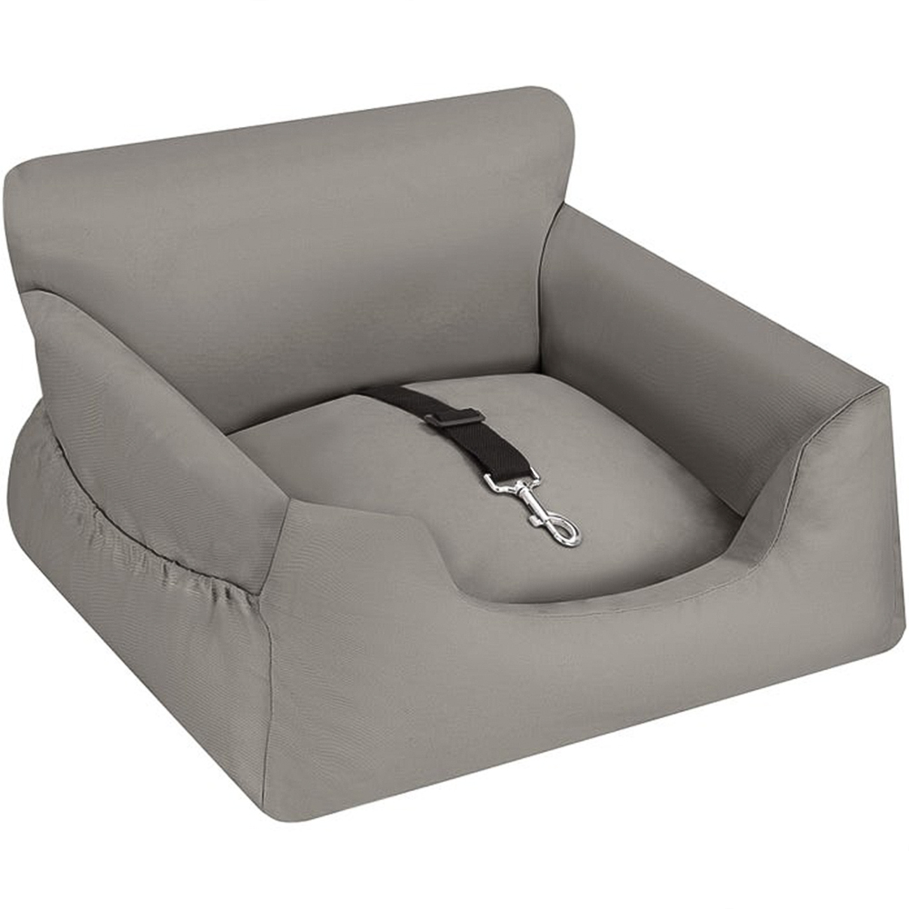 tectake Millow Grey Dog Car Seat Image 1
