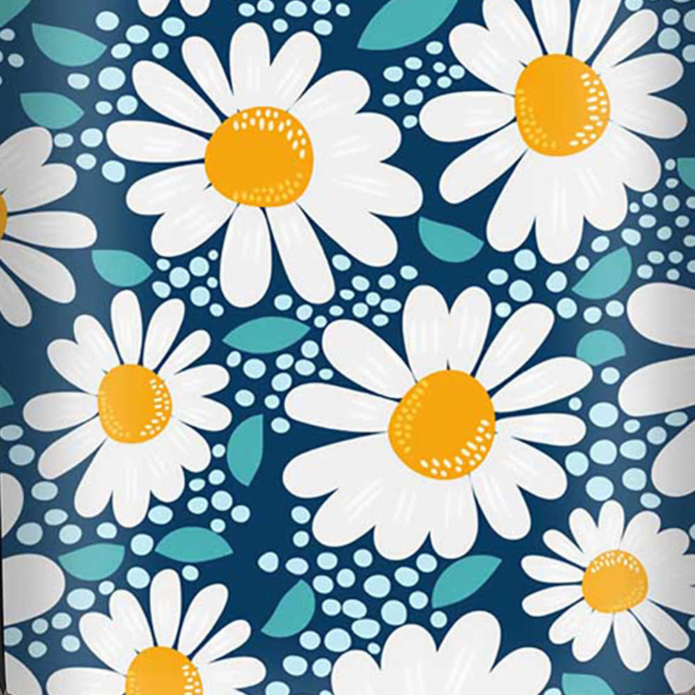 Warren Reed Designer Small Camomile Flowers Suitcase Image 3