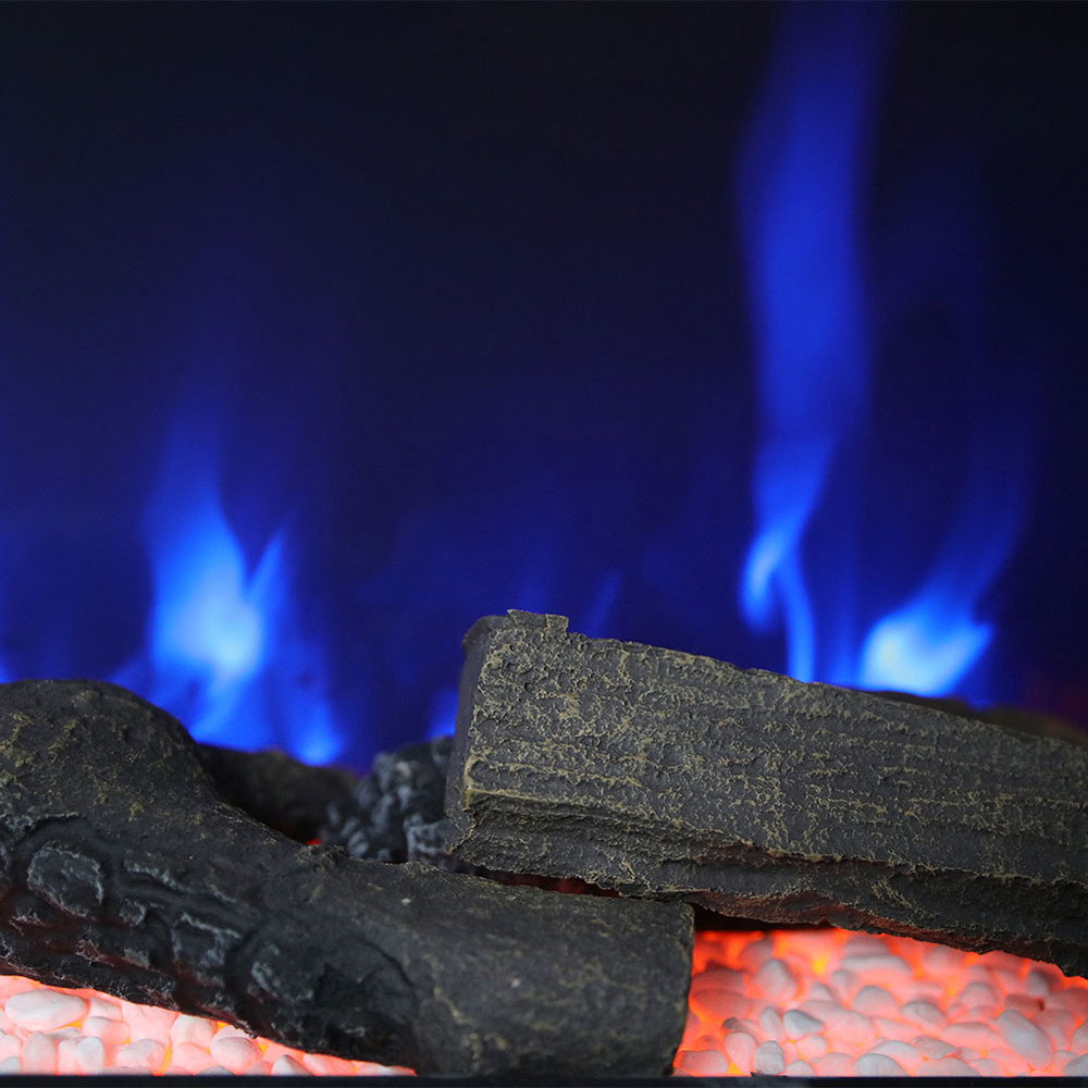 Living and Home Freestanding Electric Fireplace with Remote Image 5