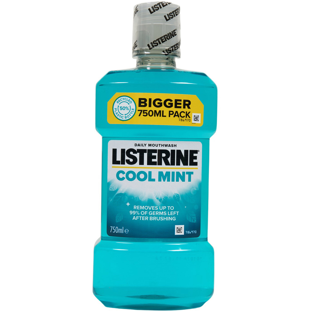 Listerine 750ml Mouthwash Cool & Fresh Image 2