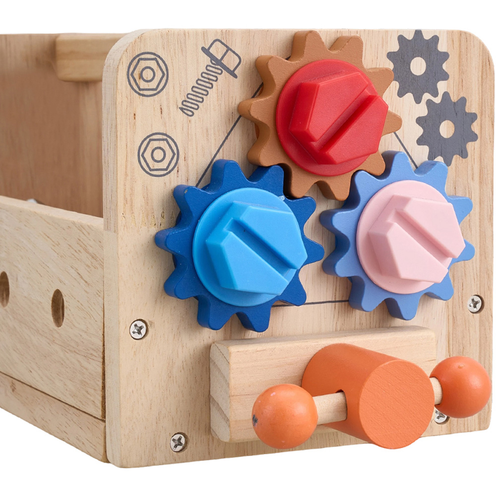 H&O Direct Kids Wooden Repair Pretend Play Tool Set Image 4