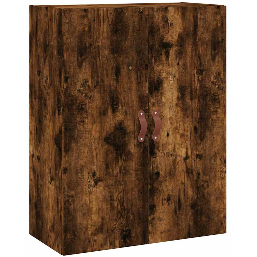 vidaXL 2 Door Smoked Oak Wall Mounted Cabinet Set of 2 Image 5