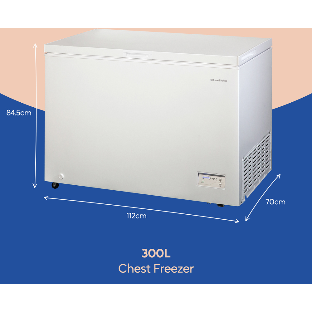 Russell Hobbs RH300CF201W White 300L Chest Freezer Image 9