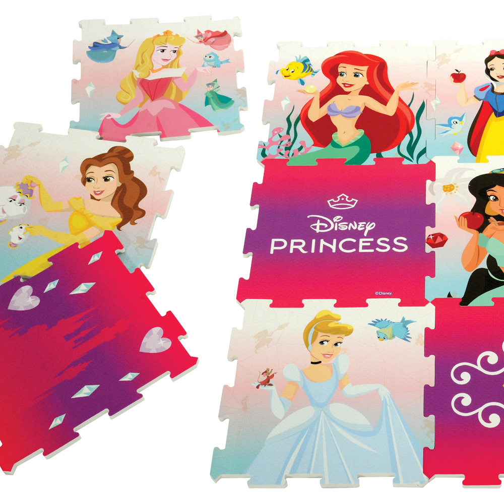 MoVe Disney Princess 12 Piece EVA Play Mat Image 2