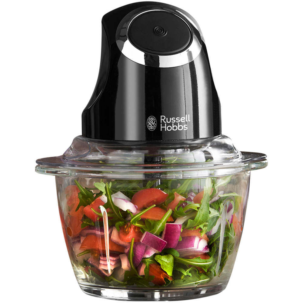 Russell Hobbs 24662 Matte Black Mini Chopper Wilko