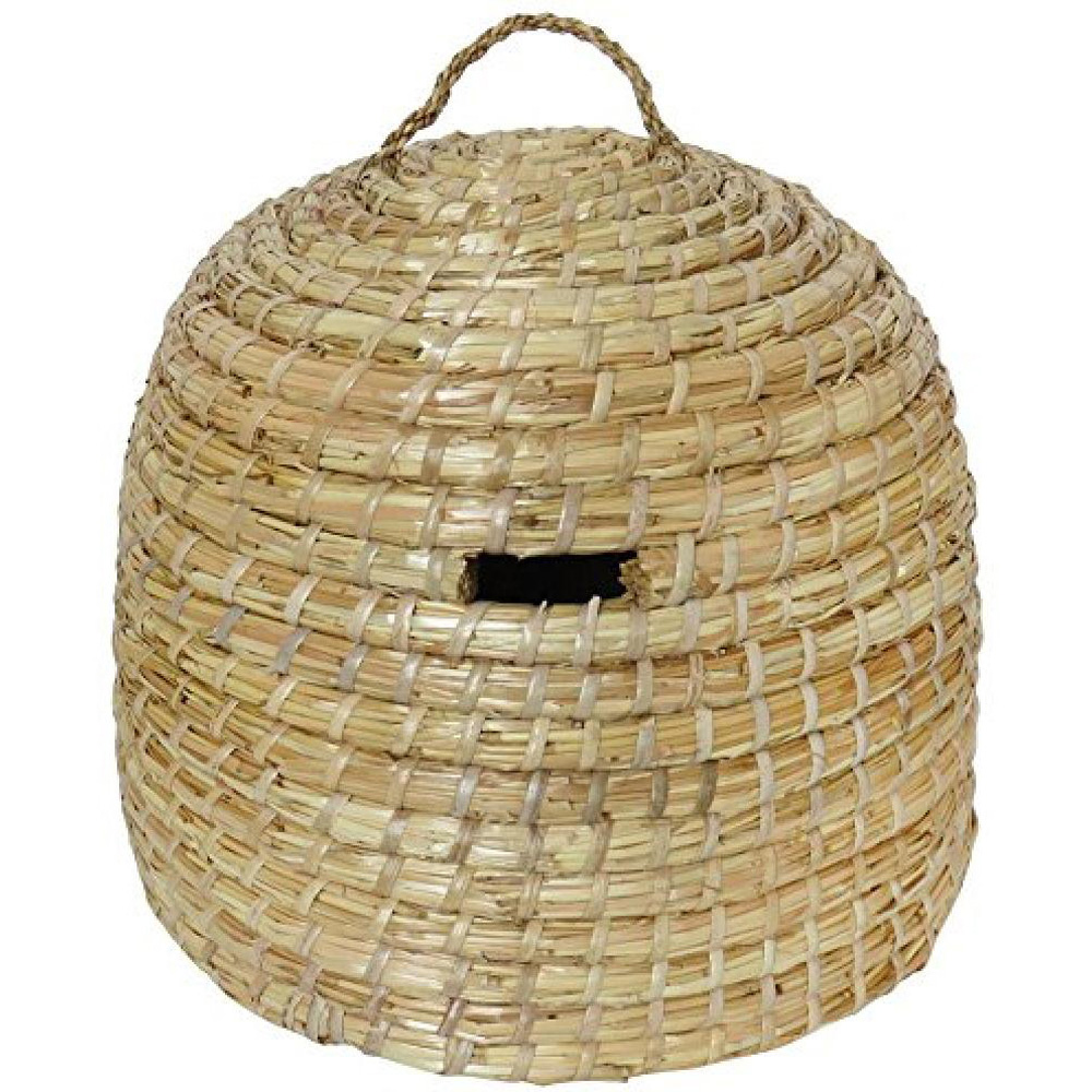 Fallen Fruits Handwoven Straw Honey Beehive Image