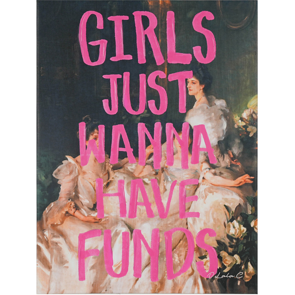 Maximalist Vintage Drama Quotes Canvas Image 4
