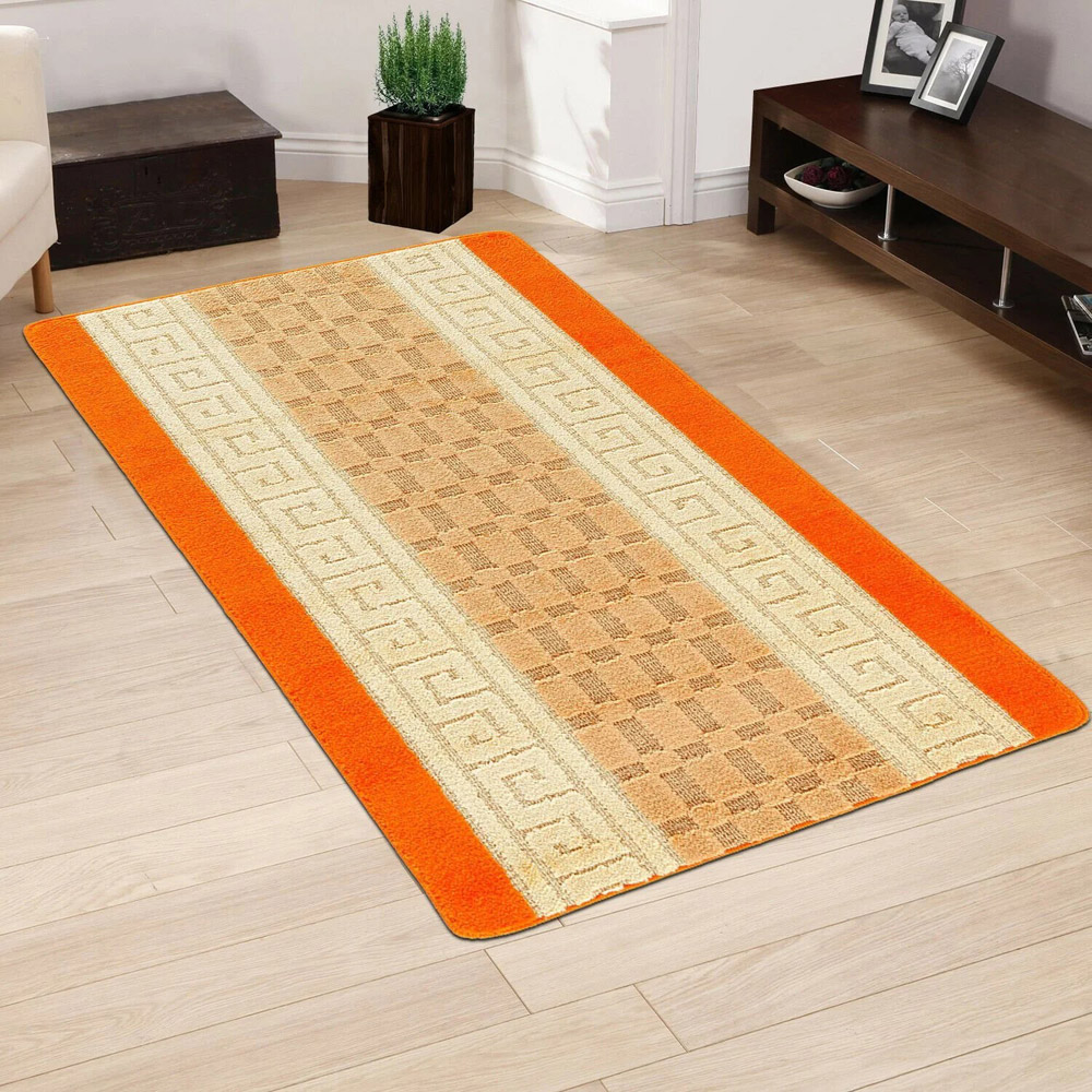 Smart Living Orange Gel Back Non-Slip Door Mat 50 x 80cm Image 2