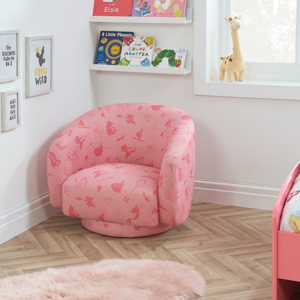 Disney Childrens Princess Accent Swivel Chair Image 7