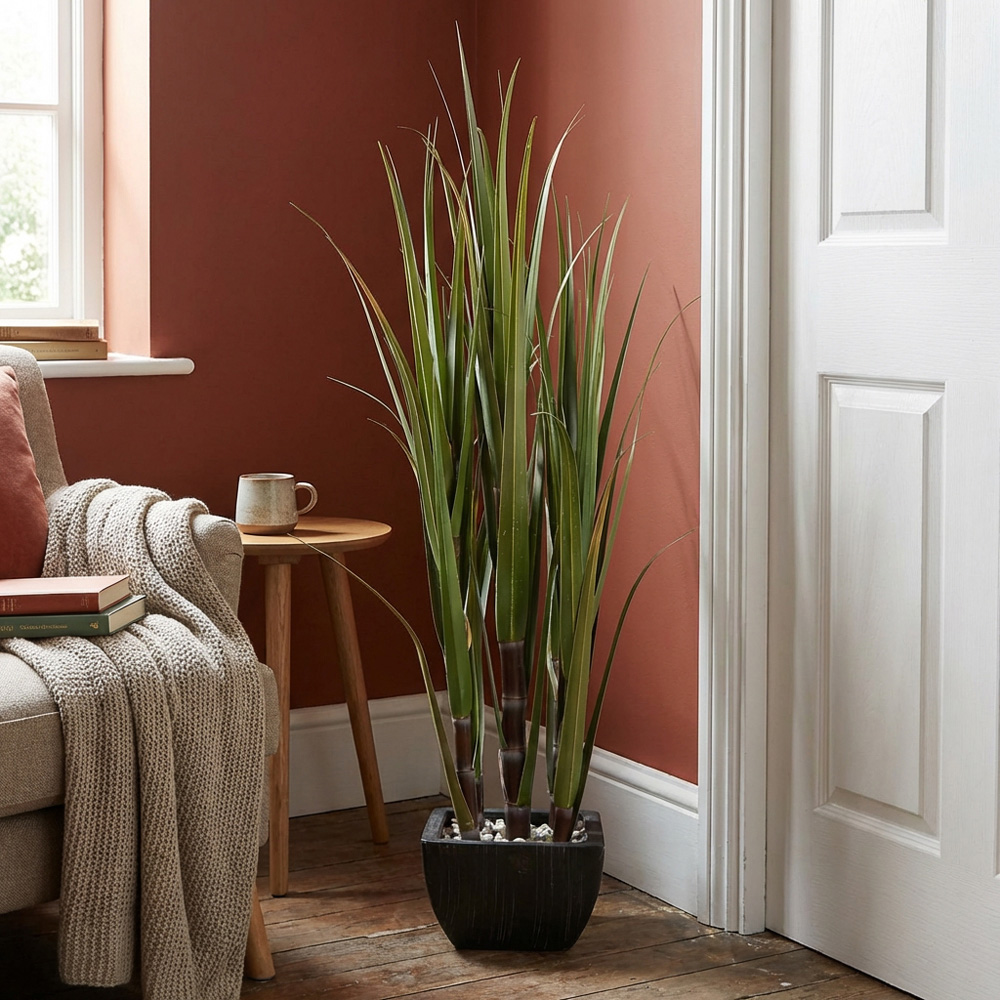 Faux Bamboo Tree in Pot Image 6