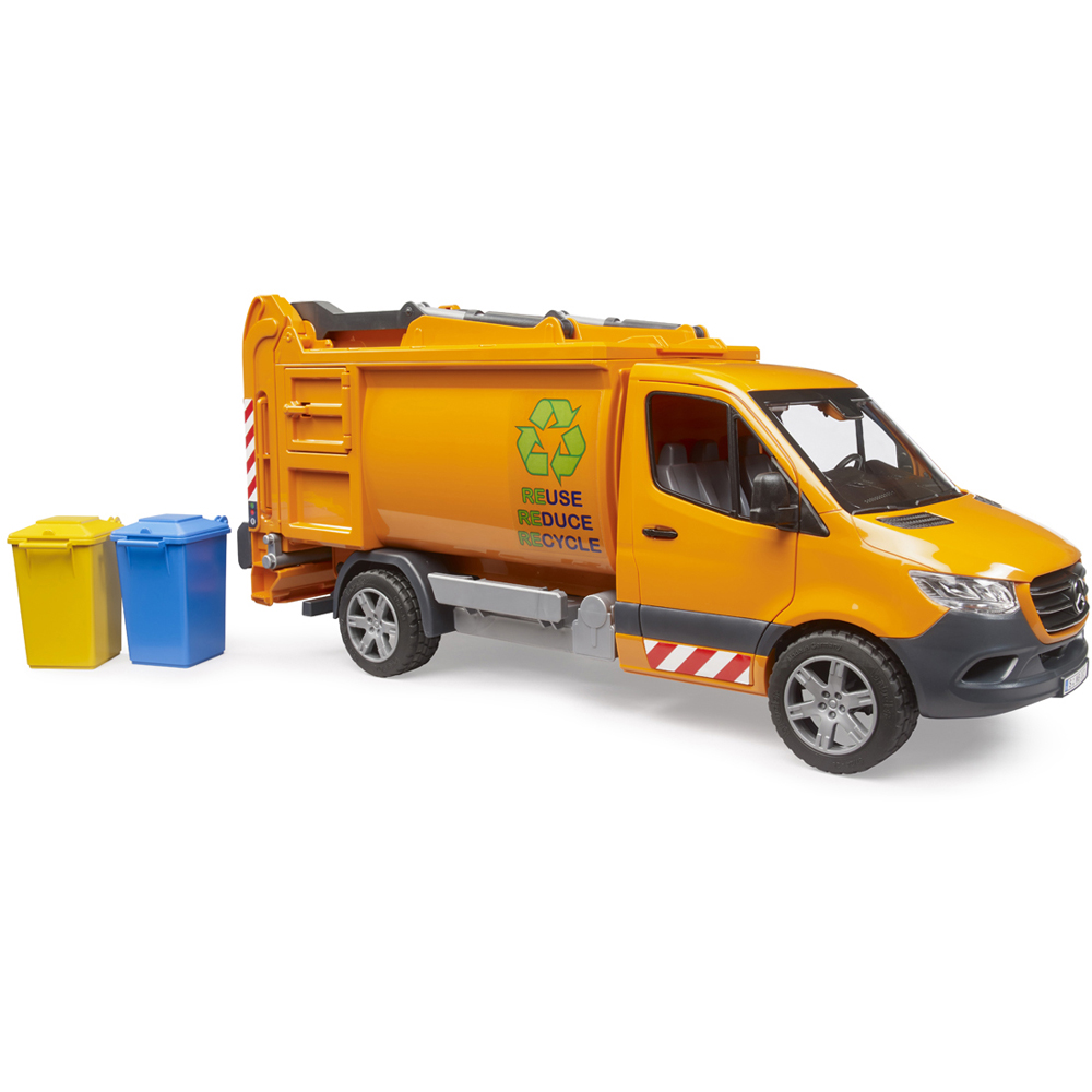 Bruder Kids MB Sprinter Municipal Garbage Truck Playset Model Image 3