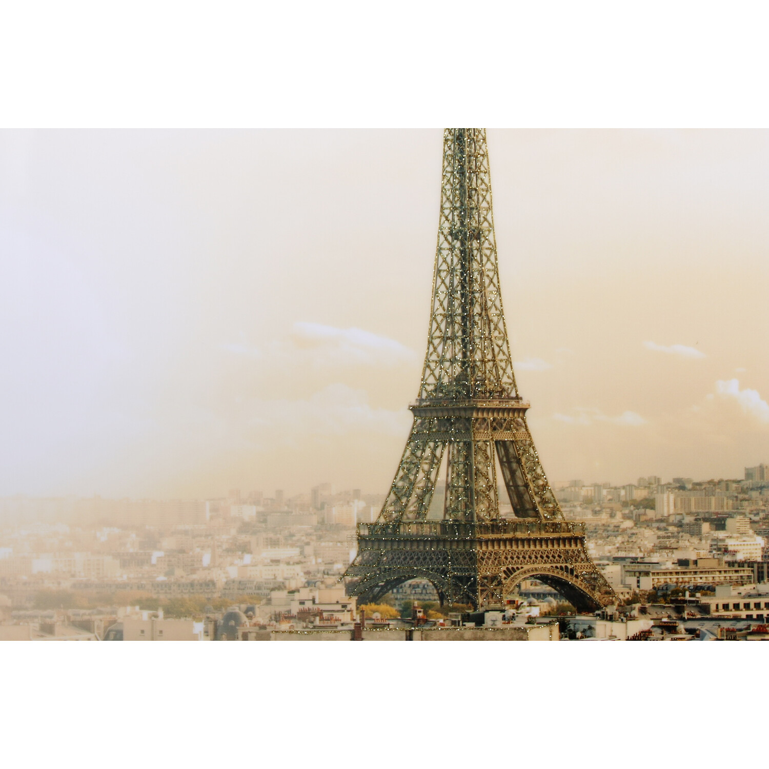 City Landmarks Glossy Framed Art Image 4