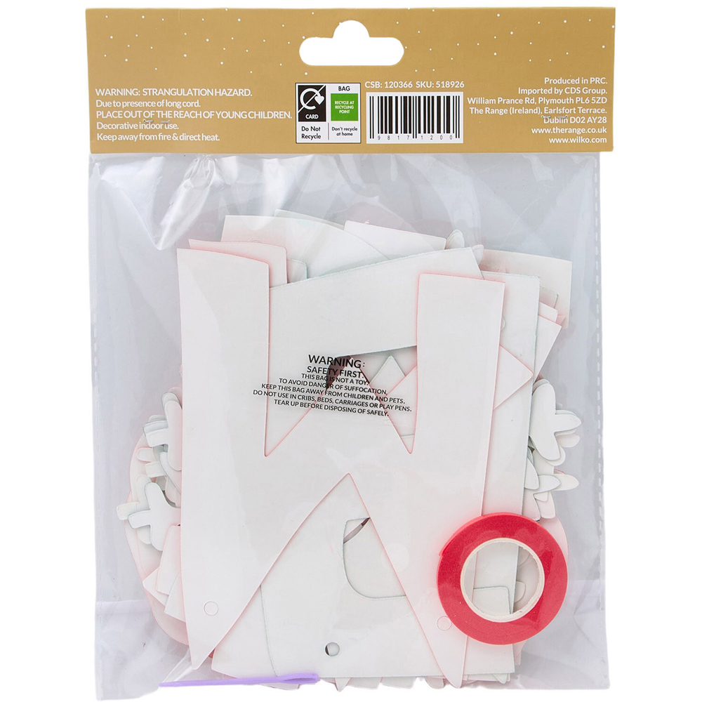Merry Christmas Glitter Bunting Image 3