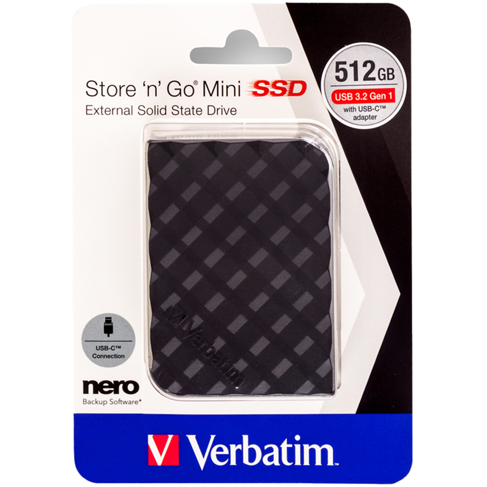 Verbatim 512GB Store N Go Mini SSD Image 1