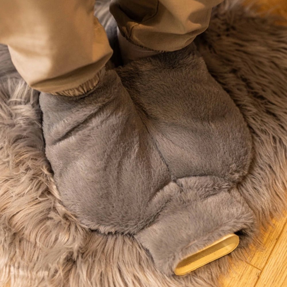 Marco Paul Faux Fur Cover Foot Warmer Hot Water Bottle 2L Image 3