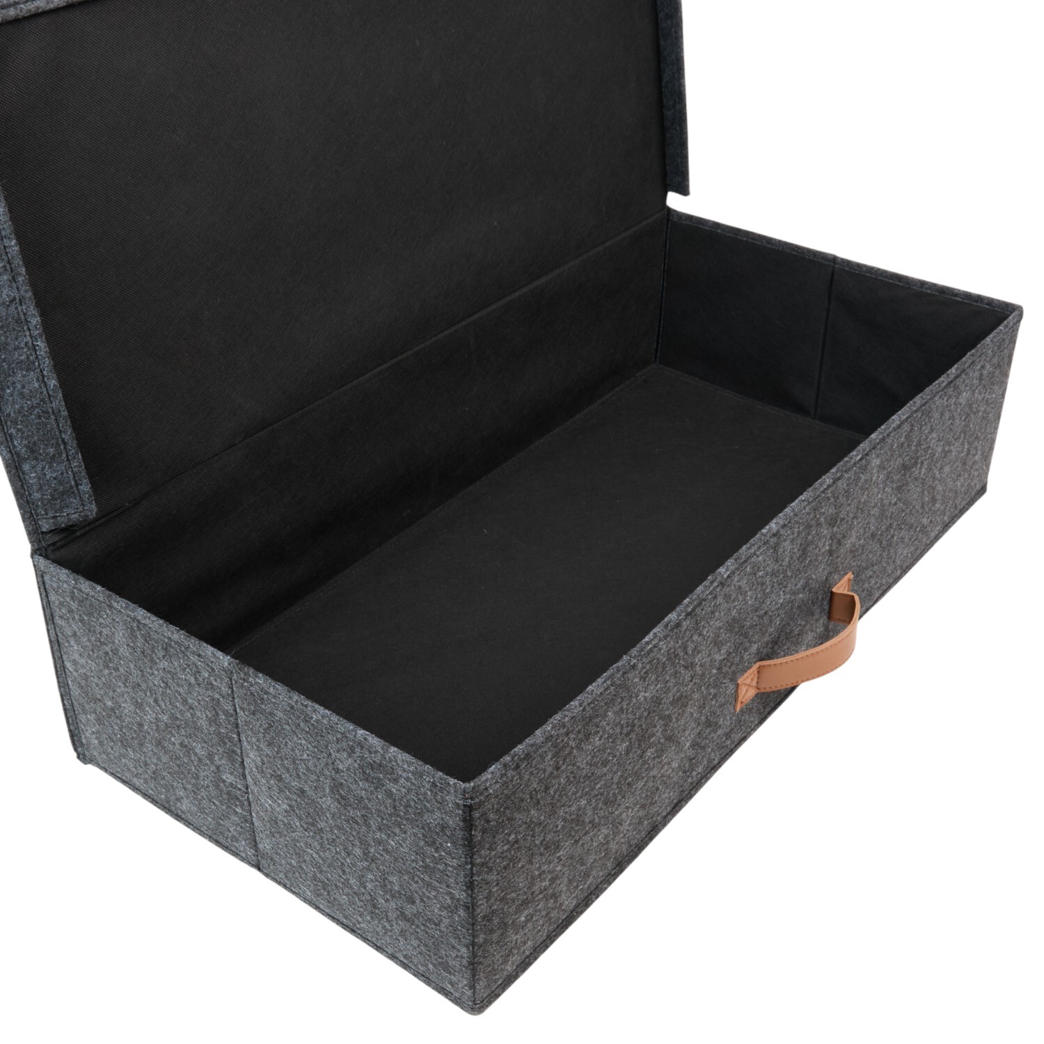Malmo Felt Underbed Storage Box Dark Grey Image 5