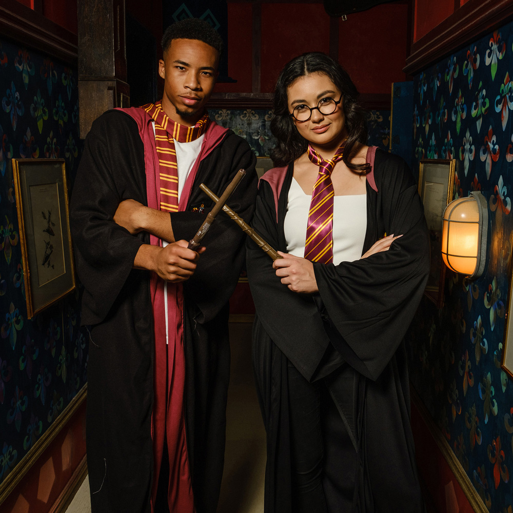 Harry Potter Deluxe Harry Potter Robe Adult Costume Image 6