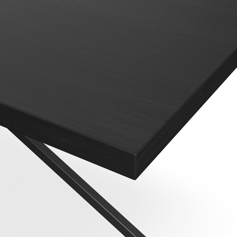 Furniture Online Donni 6 Seater Dining Table Black Image 4