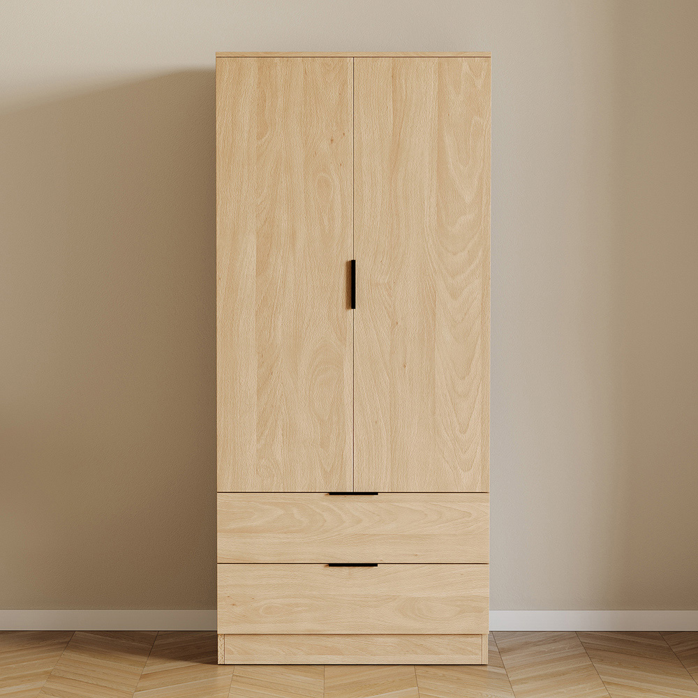 VIDA DESIGNS Trega 2 Drawer 2 Door Pine Wardrobe Image 3
