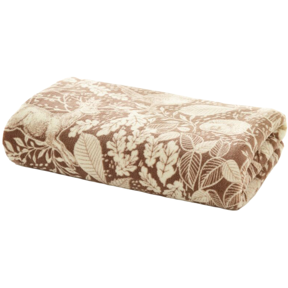 Deyongs Umber Winter Forest Throw 140 x 180cm Image 1