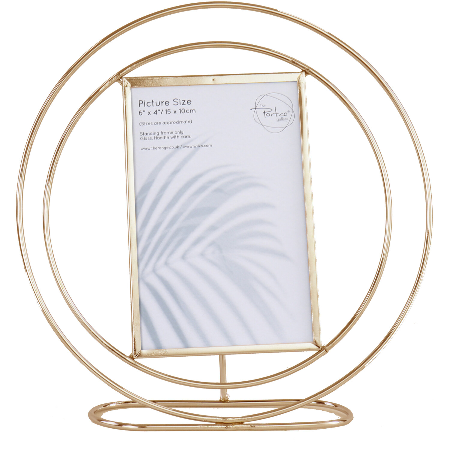 Orbital Free Standing Metal Photo Frame Image 6