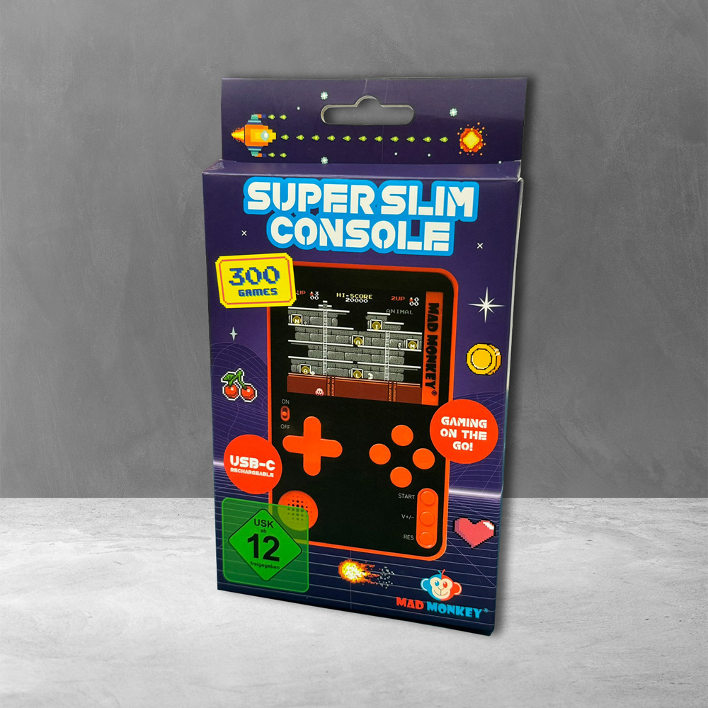 Mad Monkey USB-C Slim Retro Gaming Console with 300 Games Image 3