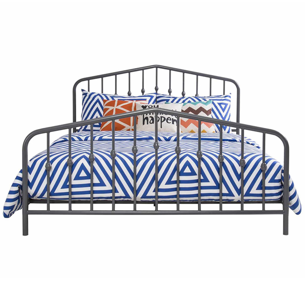 Novogratz Bushwick Double Grey Bed Frame Image 3