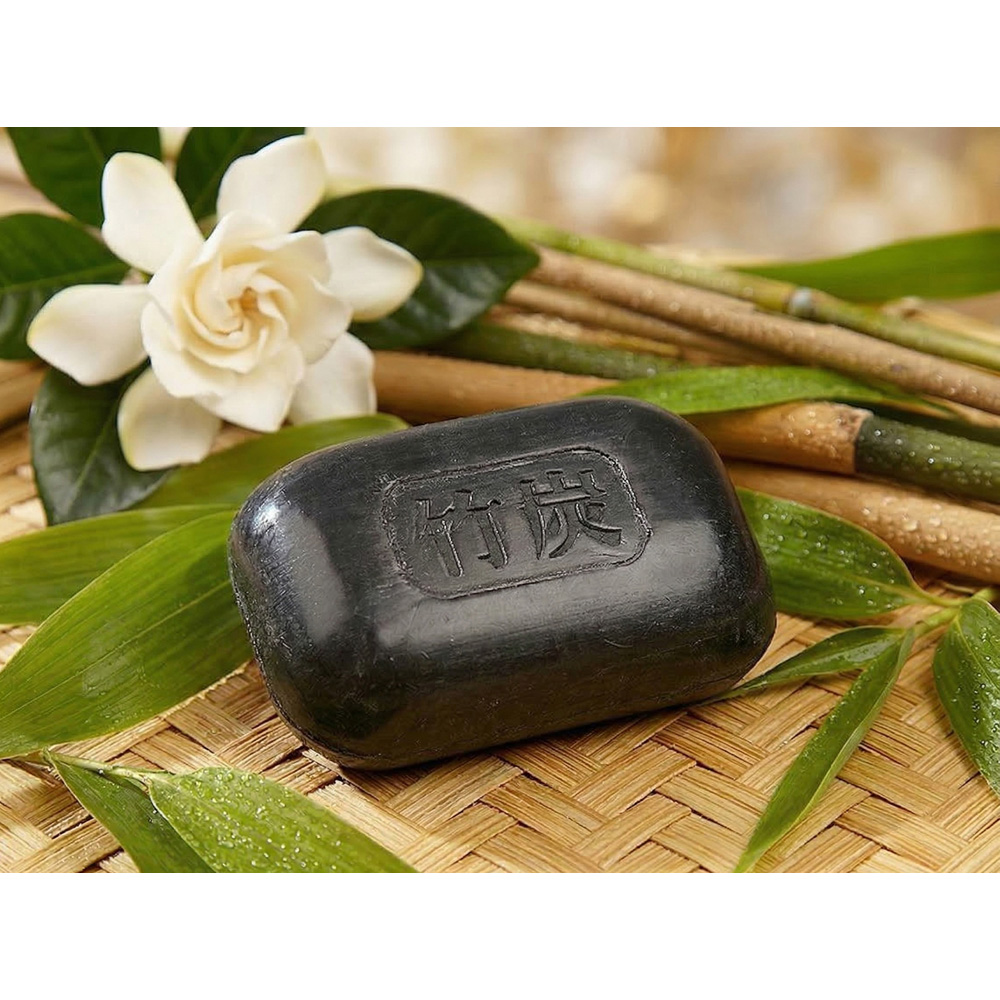 Avilo Japanese Takesumi Bamboo Charcoal Soap 3 Pack Image 5